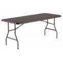 Table pliante rectangle 183cm x 76cm, pliante en malette