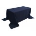 Nappe Lisse Polyester NOIRE pour table pliante rectangle 152cm x 76cm