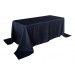 Nappe Lisse Polyester NOIRE pour table pliante rectangle 183cm x 76cm
