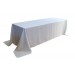 Nappe Lisse 3 Spandex BLANCHE pour table pliante rectangle 240cm x 76cm