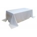Nappe Lisse Style 3 BLANCHE pour table pliante rectangle 200cm x 90cm