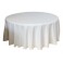 Housse Ondulée 3 Polyester BLANCHE pour table pliante ronde Diamètre 180 cm