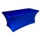 Housse Lisse Spandex BLEUE pour table pliante rectangle 240cm x 76cm