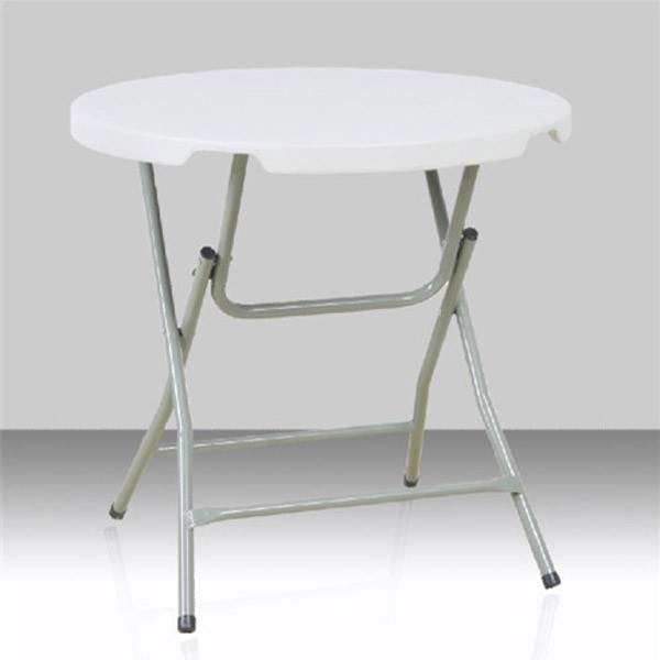 Table pliante ronde, diamètre 80 cm
