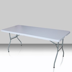 Table pliante rectangle 183cm x 76cm, pliante en malette