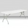 Table rectangle 240cm x 76cm, pliante en malette